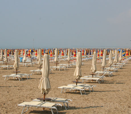 Der Strand von Lignano Sabbiadoro foto