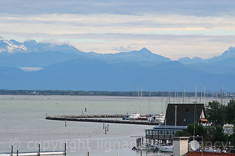 Die Lagune und Boot Liegeplatz in Lignano Sabbiadoro foto